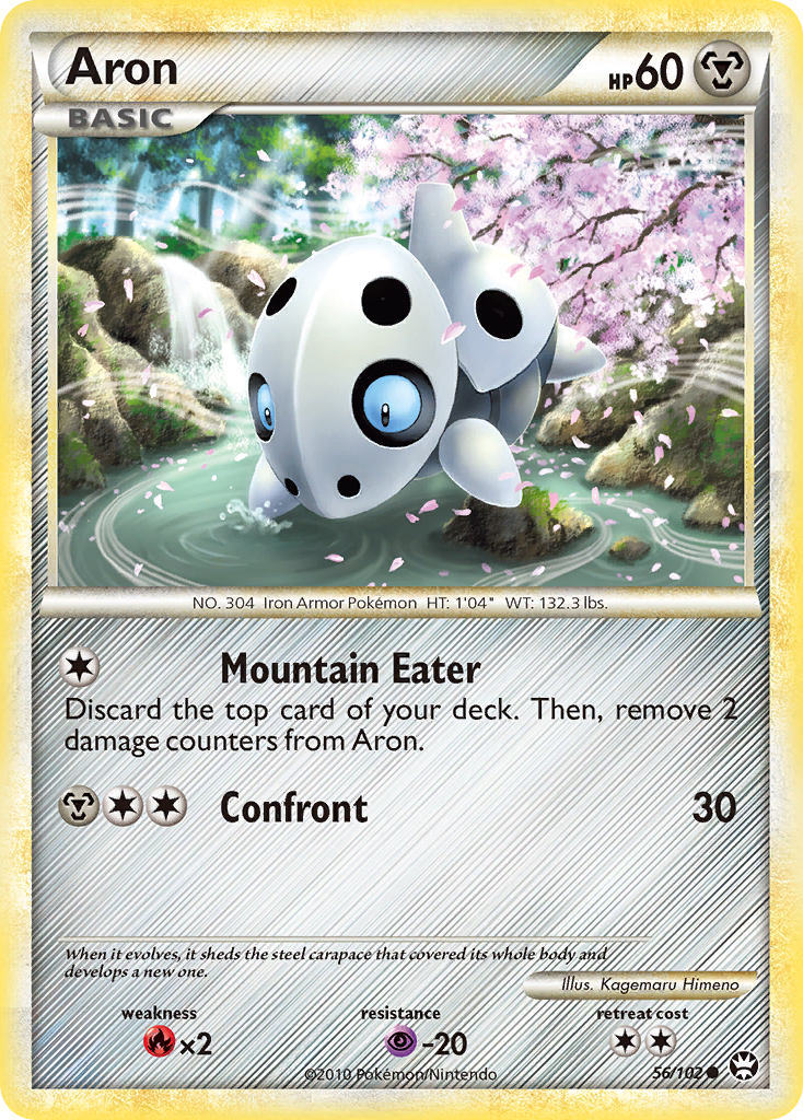 Aron (56/102) [HeartGold & SoulSilver: Triumphant] - Card Brawlers | Quebec | Canada | Yu-Gi-Oh!