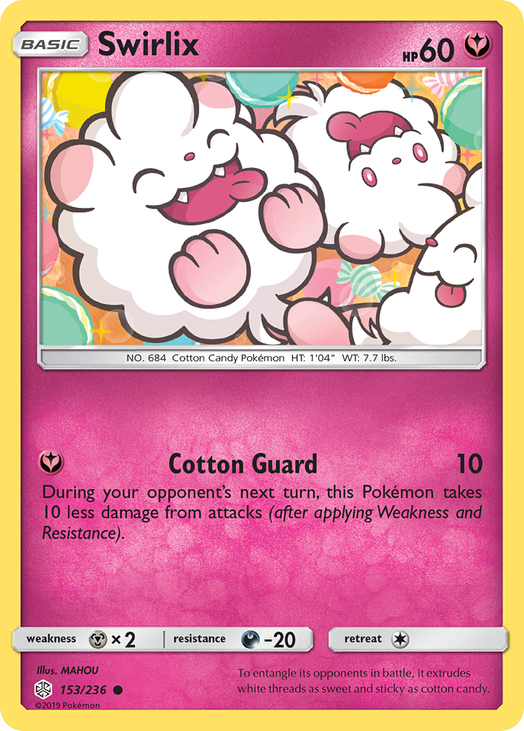 Swirlix (153/236) [Sun & Moon: Cosmic Eclipse] - Card Brawlers | Quebec | Canada | Yu-Gi-Oh!