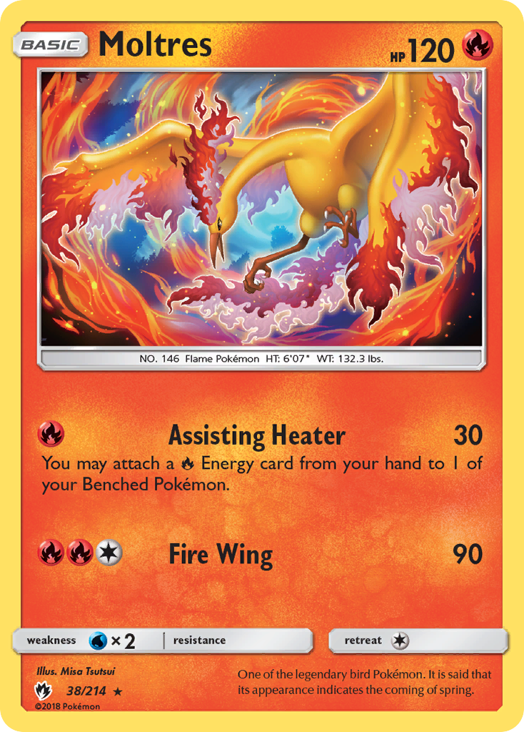 Moltres (38/214) [Sun & Moon: Lost Thunder] - Card Brawlers | Quebec | Canada | Yu-Gi-Oh!