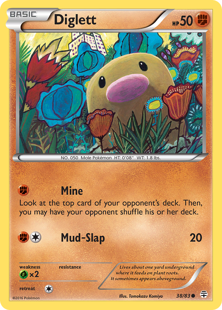 Diglett (38/83) [XY: Generations] - Card Brawlers | Quebec | Canada | Yu-Gi-Oh!