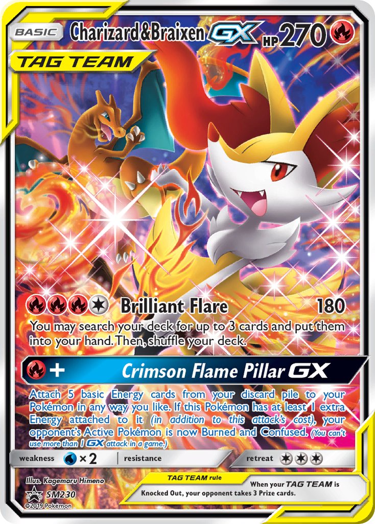 Charizard & Braixen GX (SM230) [Sun & Moon: Black Star Promos] - Card Brawlers | Quebec | Canada | Yu-Gi-Oh!