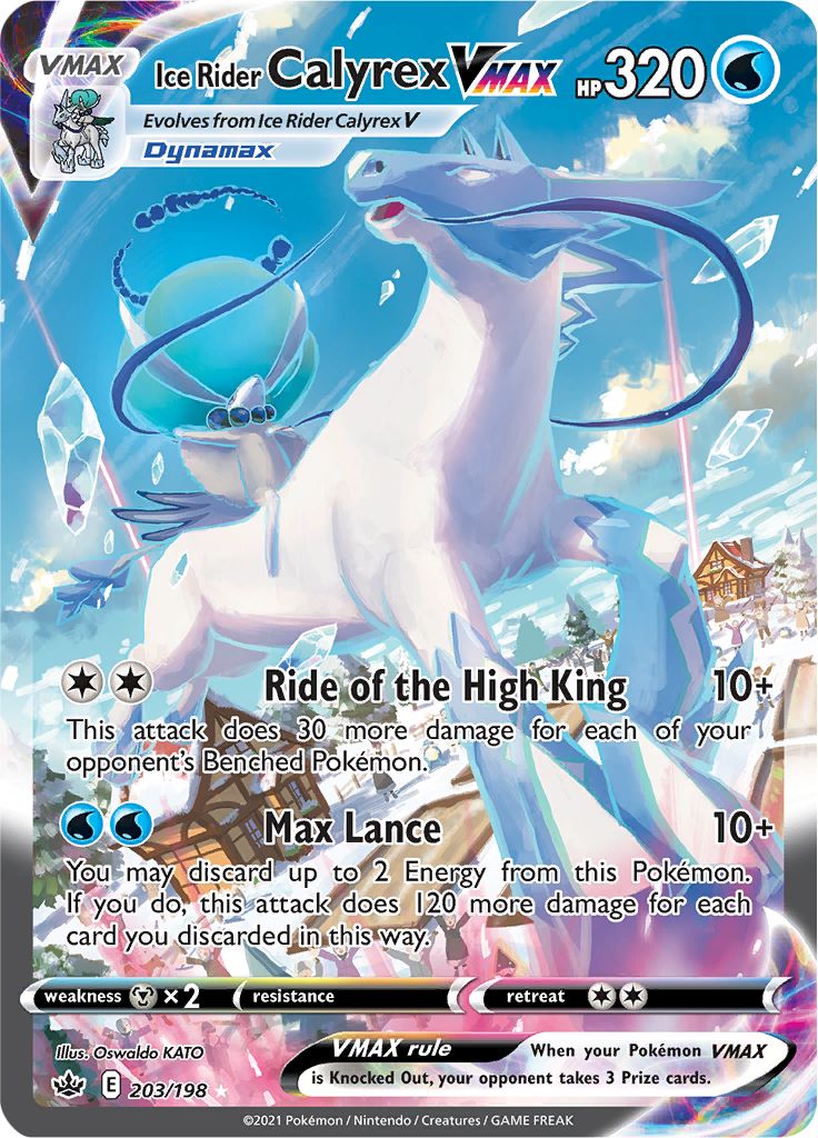 Ice Rider Calyrex VMAX (203/198) [Sword & Shield: Chilling Reign] - Card Brawlers | Quebec | Canada | Yu-Gi-Oh!
