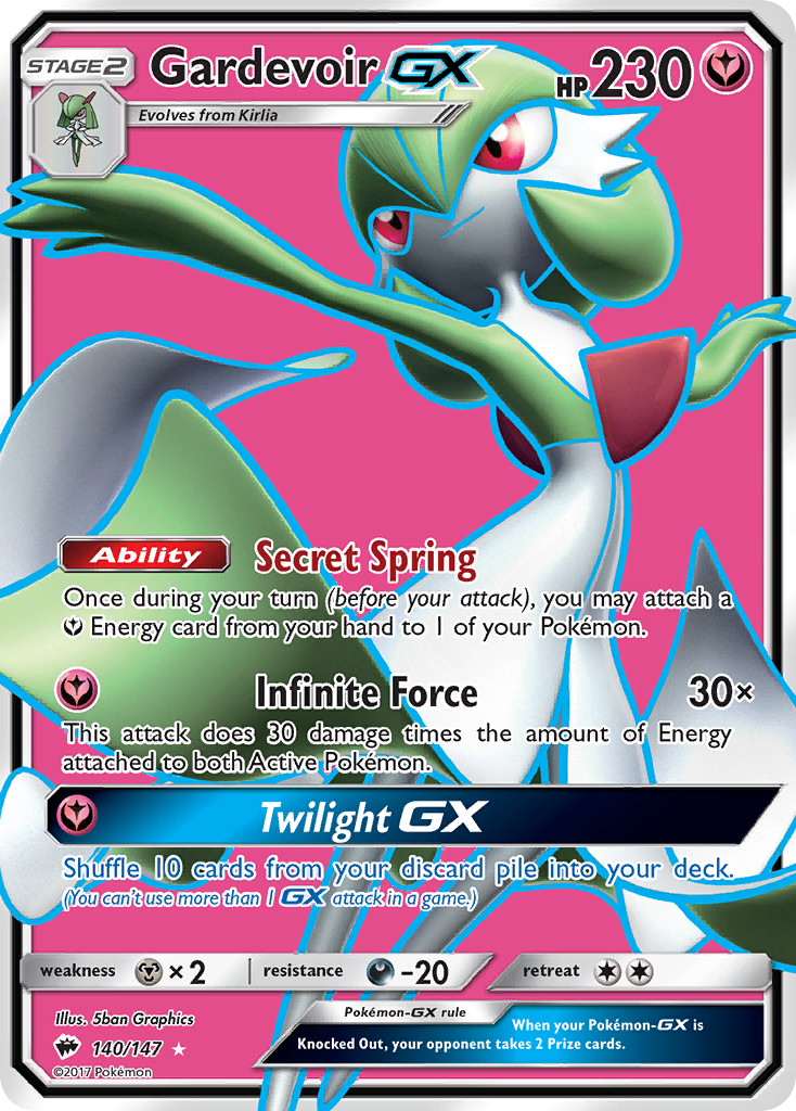 Gardevoir GX (140/147) [Sun & Moon: Burning Shadows] - Card Brawlers | Quebec | Canada | Yu-Gi-Oh!