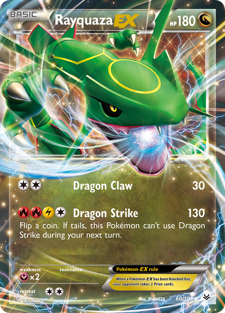 Rayquaza EX (60/108) [XY: Roaring Skies] - Card Brawlers | Quebec | Canada | Yu-Gi-Oh!