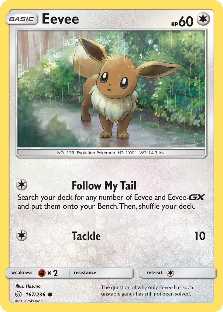 Eevee (167/236) [Sun & Moon: Cosmic Eclipse] - Card Brawlers | Quebec | Canada | Yu-Gi-Oh!