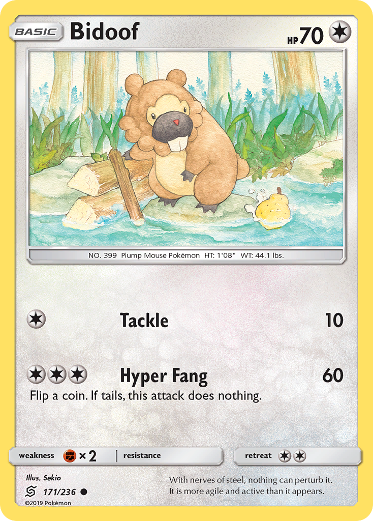 Bidoof (171/236) [Sun & Moon: Unified Minds] - Card Brawlers | Quebec | Canada | Yu-Gi-Oh!
