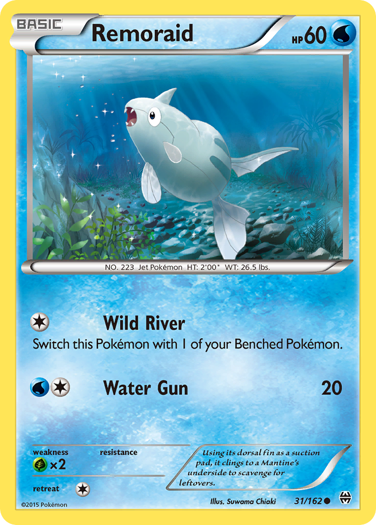 Remoraid (31/162) [XY: BREAKthrough] - Card Brawlers | Quebec | Canada | Yu-Gi-Oh!