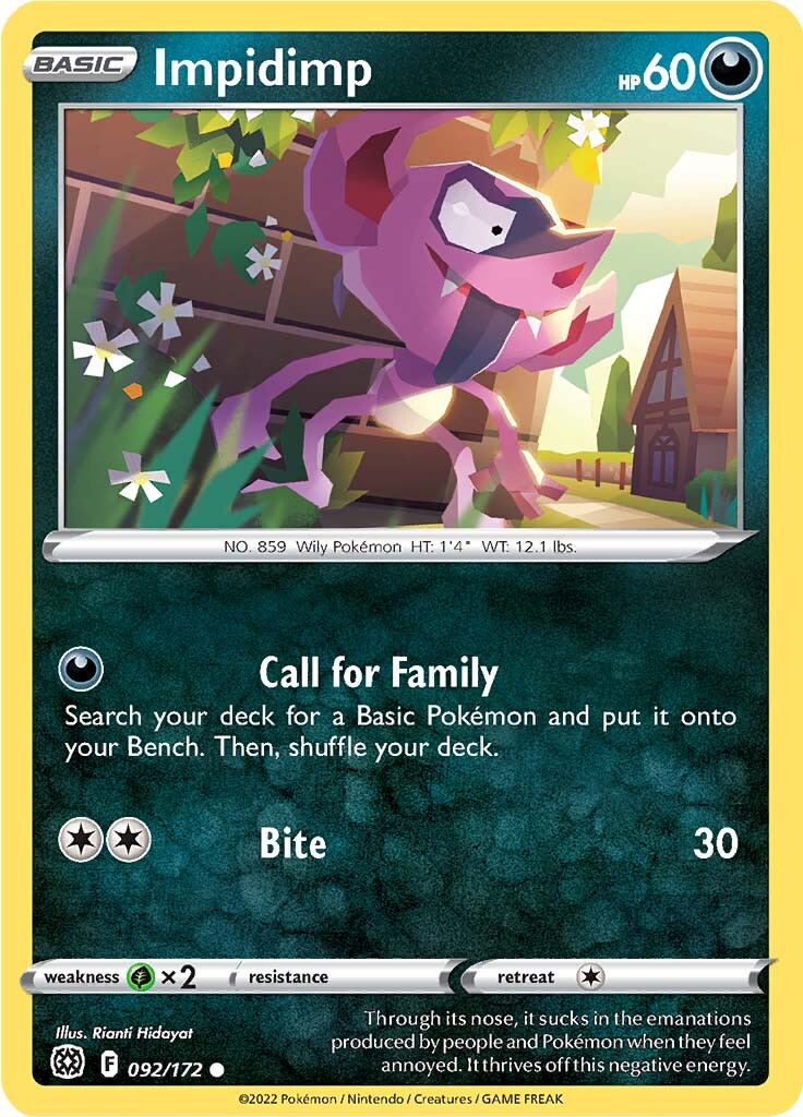 Impidimp (092/172) [Sword & Shield: Brilliant Stars] - Card Brawlers | Quebec | Canada | Yu-Gi-Oh!