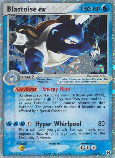 Blastoise ex (104/112) [EX: FireRed & LeafGreen] - Card Brawlers | Quebec | Canada | Yu-Gi-Oh!