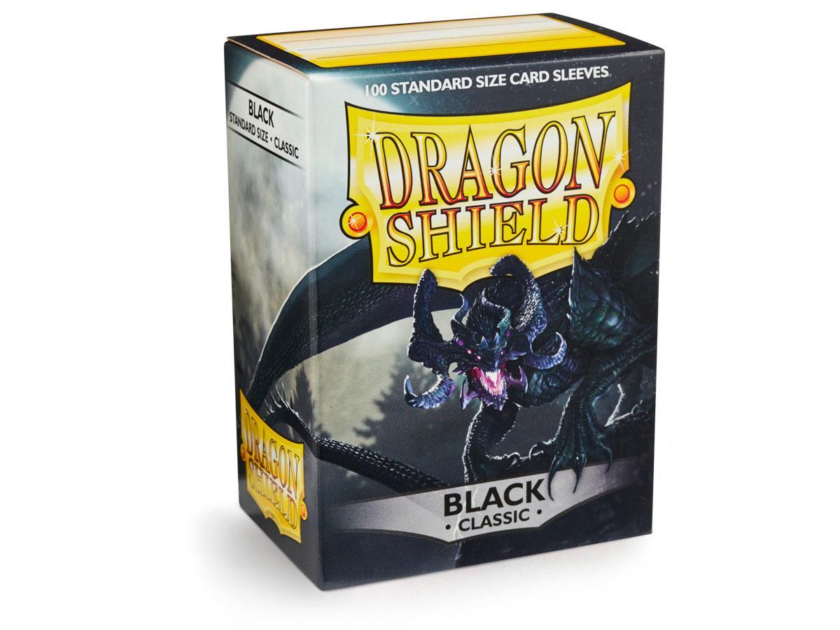 Dragon Shield Classic Sleeve -  Black ‘Signoir’ 100ct - Card Brawlers | Quebec | Canada | Yu-Gi-Oh!
