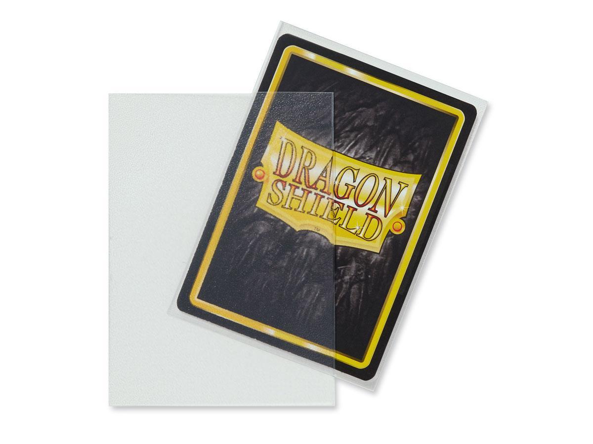 Dragon Shield Matte Sleeve - Clear ‘Angrozh’ 100ct - Card Brawlers | Quebec | Canada | Yu-Gi-Oh!