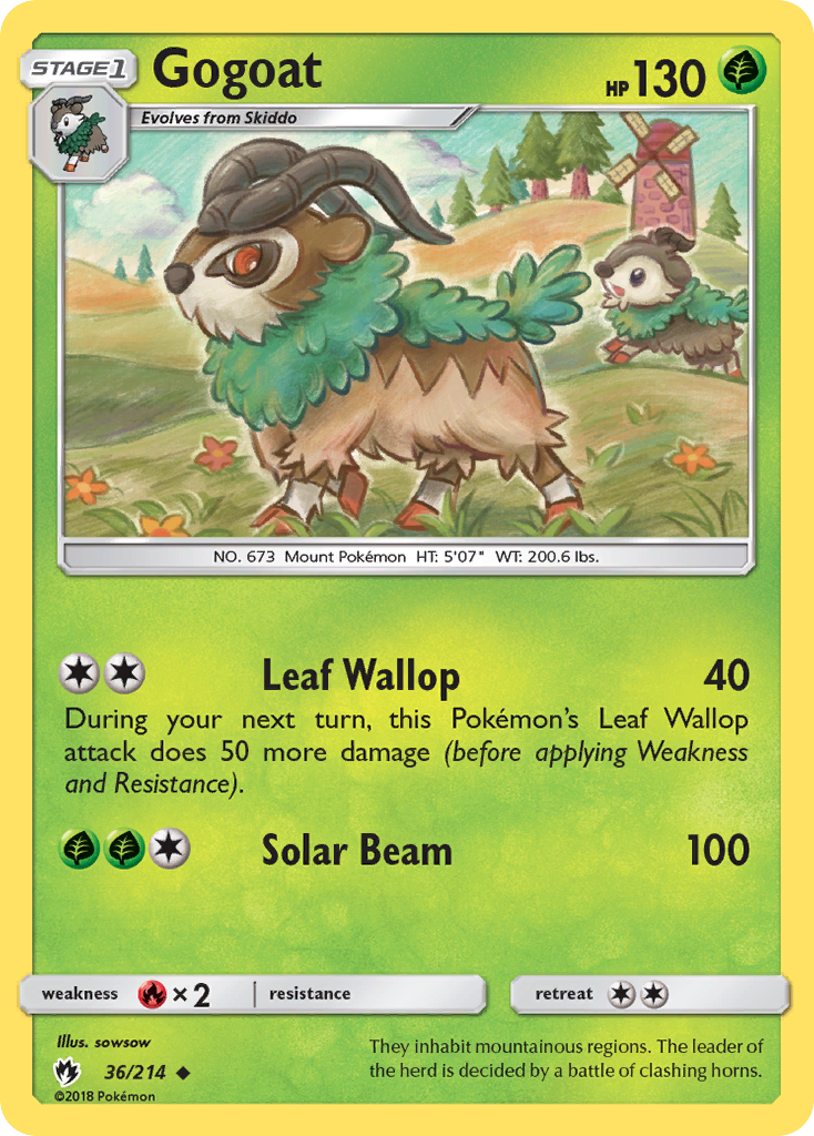 Gogoat (36/214) [Sun & Moon: Lost Thunder] - Card Brawlers | Quebec | Canada | Yu-Gi-Oh!