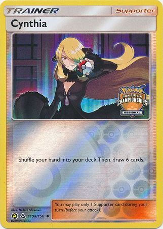 Cynthia (119a/156) (Regional Championship Promo) [Sun & Moon: Ultra Prism] - Card Brawlers | Quebec | Canada | Yu-Gi-Oh!