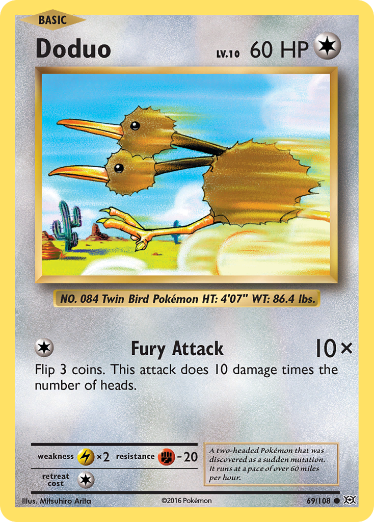 Doduo (69/108) [XY: Evolutions] - Card Brawlers | Quebec | Canada | Yu-Gi-Oh!