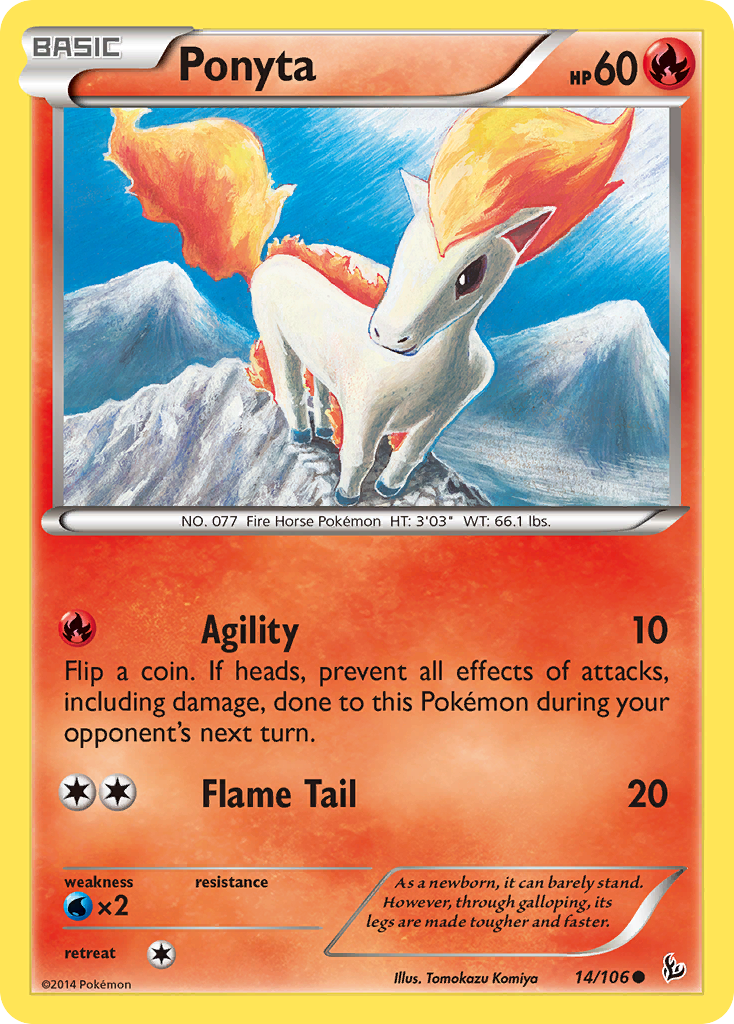 Ponyta (14/106) [XY: Flashfire] - Card Brawlers | Quebec | Canada | Yu-Gi-Oh!