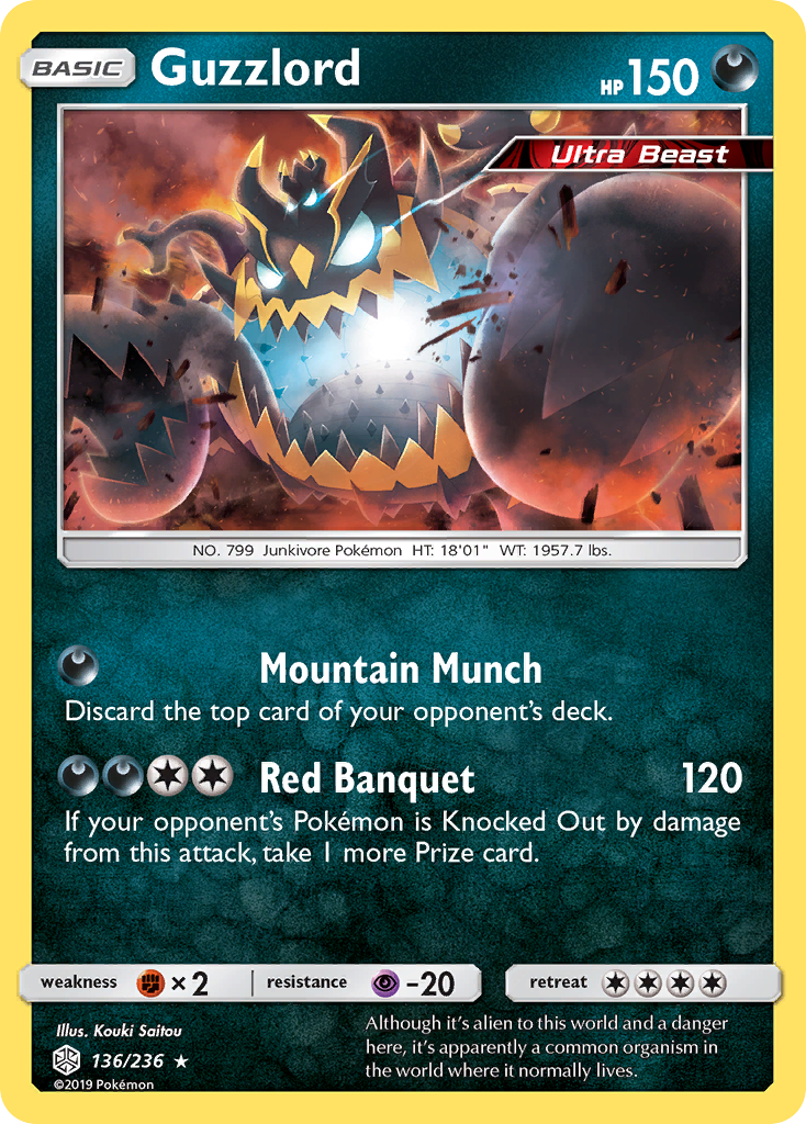 Guzzlord (136/236) [Sun & Moon: Cosmic Eclipse] - Card Brawlers | Quebec | Canada | Yu-Gi-Oh!