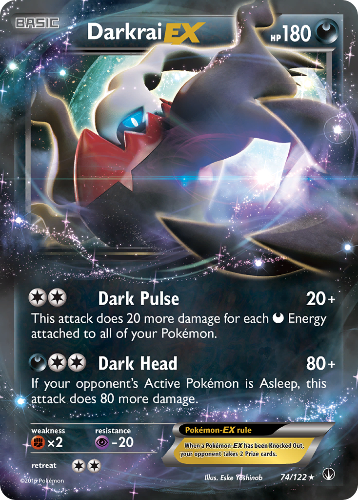 Darkrai EX (74/122) [XY: BREAKpoint] - Card Brawlers | Quebec | Canada | Yu-Gi-Oh!