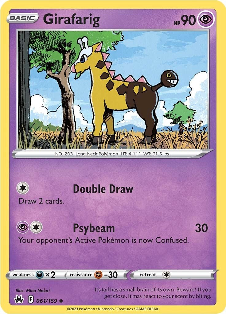 Girafarig (061/159) [Sword & Shield: Crown Zenith] - Card Brawlers | Quebec | Canada | Yu-Gi-Oh!