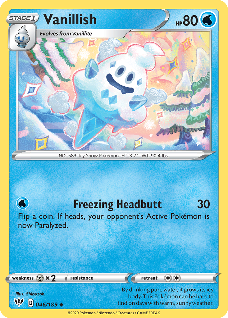 Vanillish (046/189) [Sword & Shield: Darkness Ablaze] - Card Brawlers | Quebec | Canada | Yu-Gi-Oh!