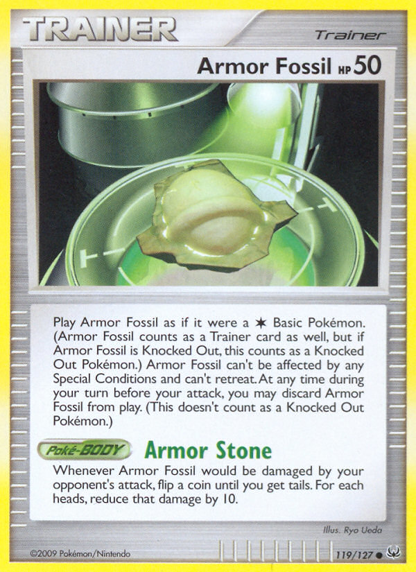 Armor Fossil (119/127) [Platinum: Base Set] - Card Brawlers | Quebec | Canada | Yu-Gi-Oh!