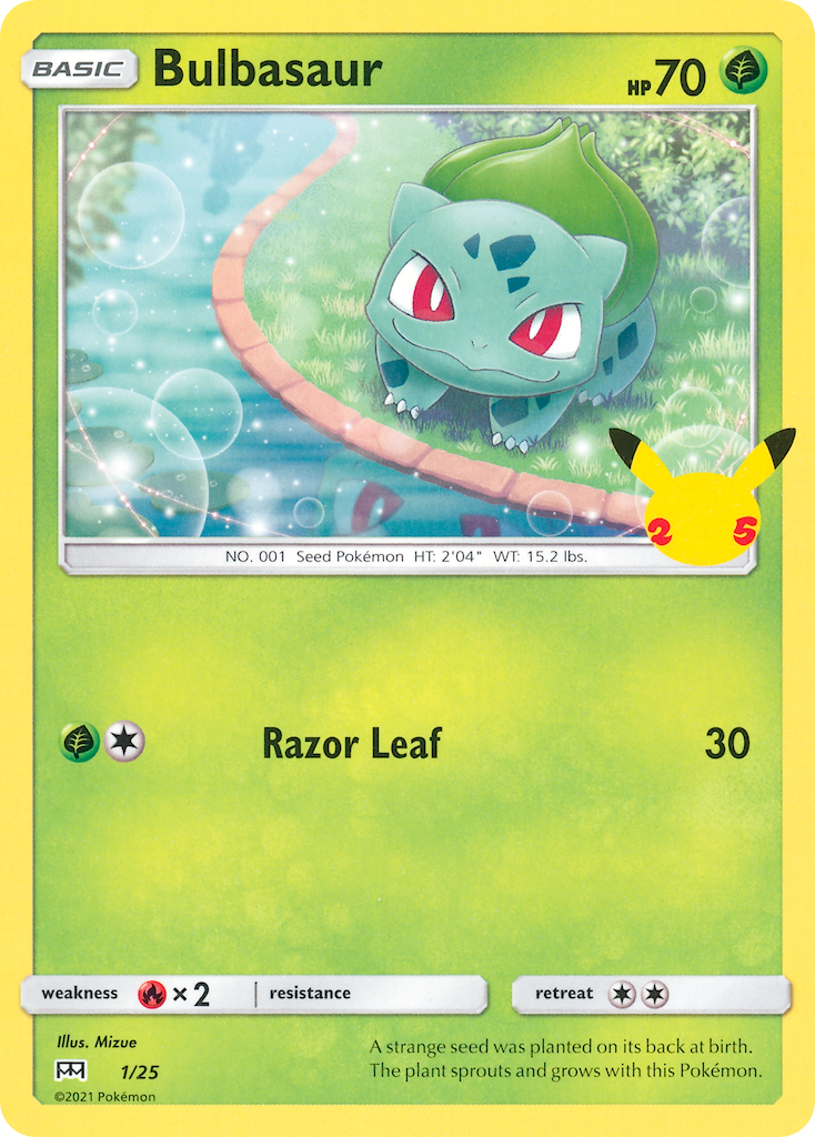 Bulbasaur (1/25) [McDonald's 25th Anniversary] - Card Brawlers | Quebec | Canada | Yu-Gi-Oh!