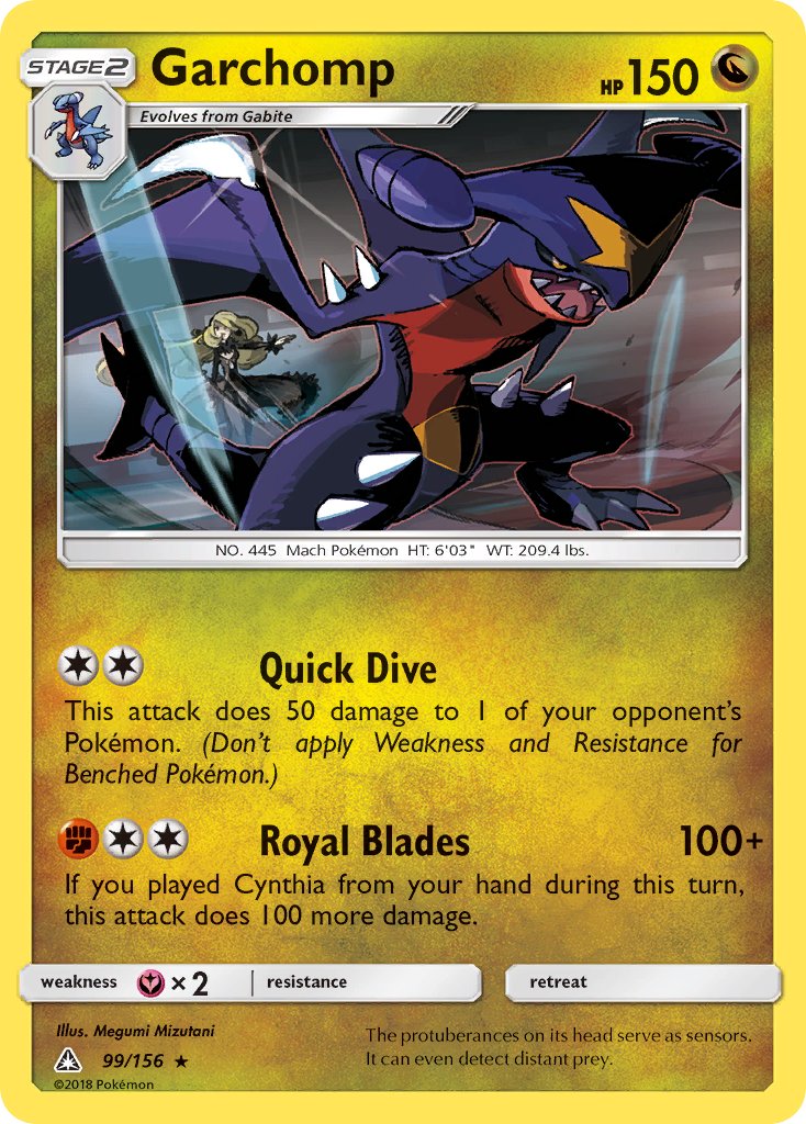 Garchomp (99/156) (Cracked Ice Holo) (Theme Deck Exclusive) [Sun & Moon: Ultra Prism] - Card Brawlers | Quebec | Canada | Yu-Gi-Oh!