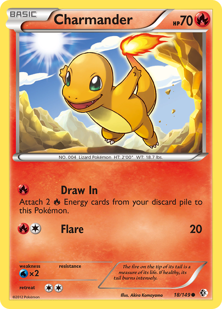 Charmander (18/149) [Black & White: Boundaries Crossed] - Card Brawlers | Quebec | Canada | Yu-Gi-Oh!
