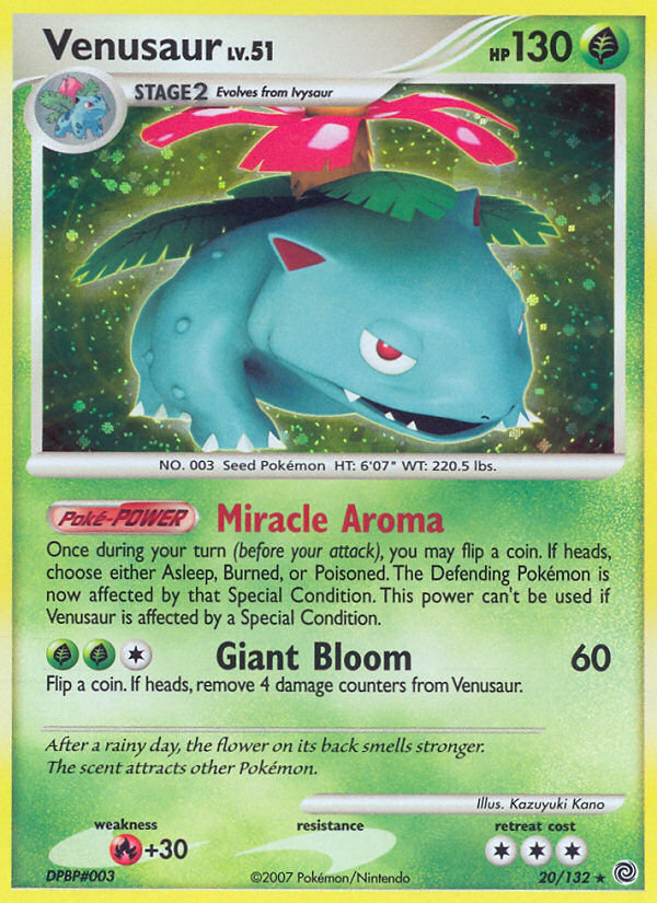 Venusaur (20/132) [Diamond & Pearl: Secret Wonders] - Card Brawlers | Quebec | Canada | Yu-Gi-Oh!