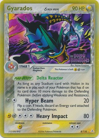 Gyarados (8/110) (Delta Species) (Stamped) [EX: Holon Phantoms] - Card Brawlers | Quebec | Canada | Yu-Gi-Oh!