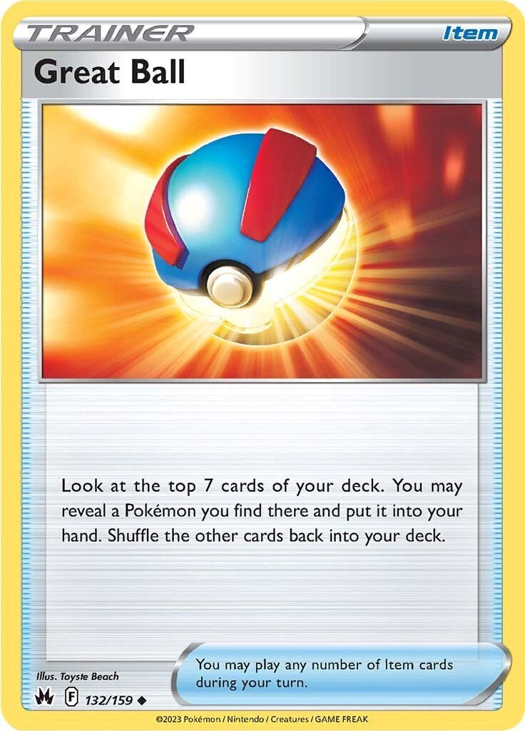 Great Ball (132/159) [Sword & Shield: Crown Zenith] - Card Brawlers | Quebec | Canada | Yu-Gi-Oh!