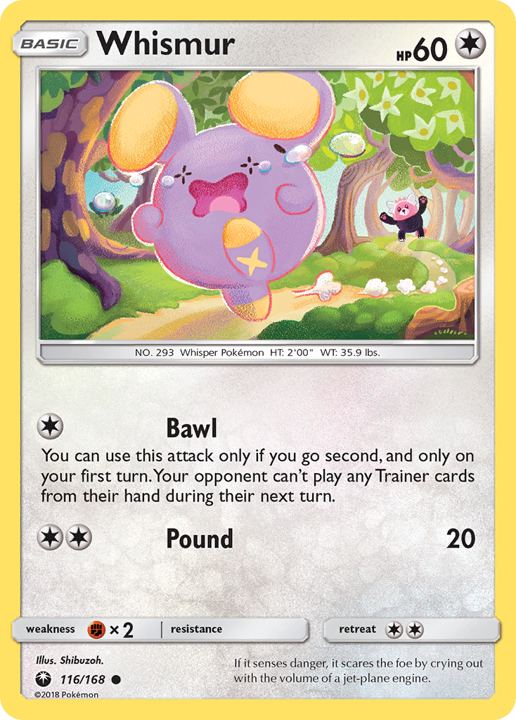 Whismur (116/168) [Sun & Moon: Celestial Storm] - Card Brawlers | Quebec | Canada | Yu-Gi-Oh!