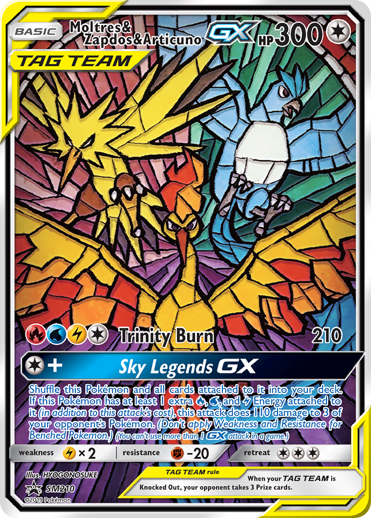 Moltres & Zapdos & Articuno GX (SM210) [Sun & Moon: Black Star Promos] - Card Brawlers | Quebec | Canada | Yu-Gi-Oh!