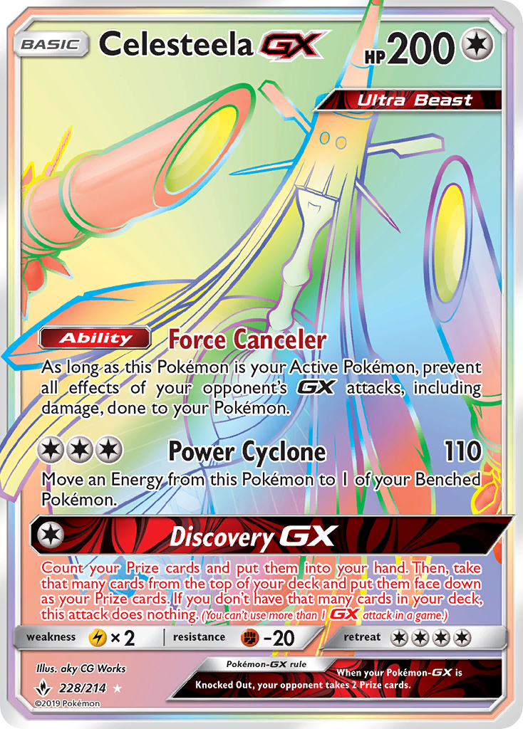 Celesteela GX (228/214) [Sun & Moon: Unbroken Bonds] - Card Brawlers | Quebec | Canada | Yu-Gi-Oh!