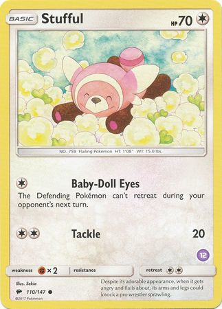 Stufful (110/147) (Deck Exclusive #12) [Sun & Moon: Trainer Kit - Alolan Sandslash] - Card Brawlers | Quebec | Canada | Yu-Gi-Oh!