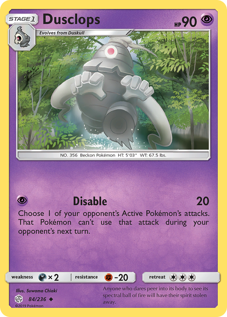 Dusclops (84/236) [Sun & Moon: Cosmic Eclipse] - Card Brawlers | Quebec | Canada | Yu-Gi-Oh!