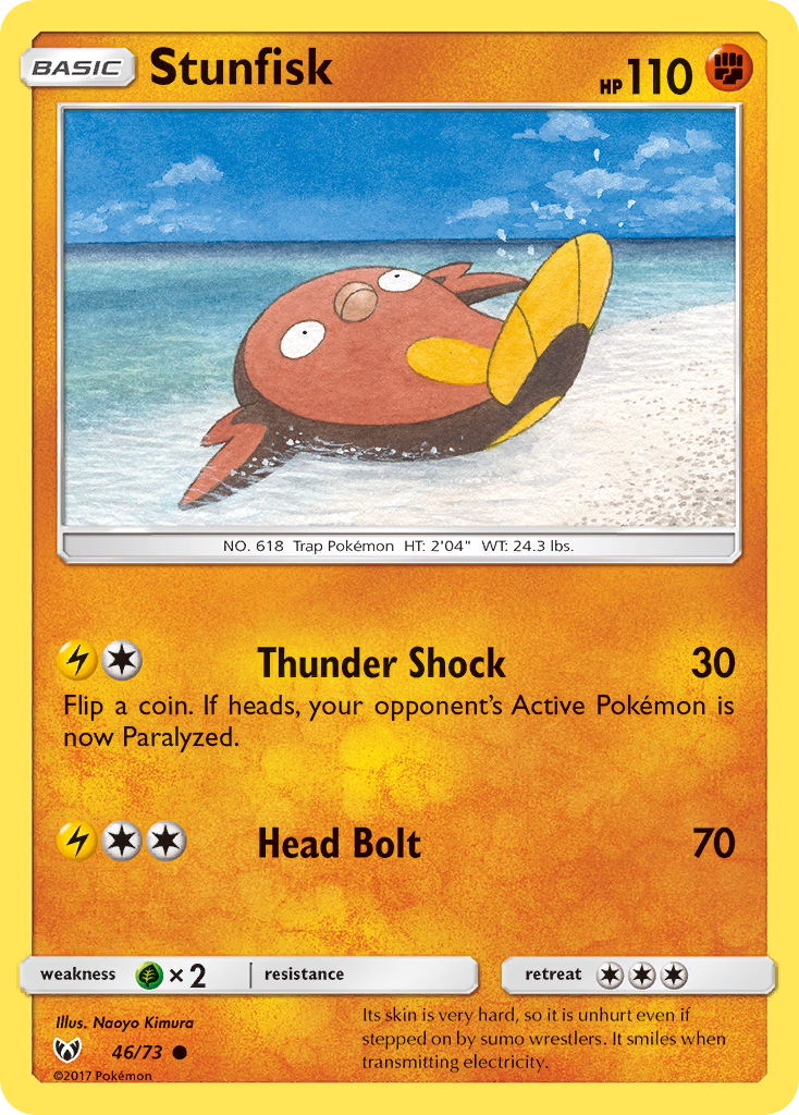 Stunfisk (46/73) [Sun & Moon: Shining Legends] - Card Brawlers | Quebec | Canada | Yu-Gi-Oh!