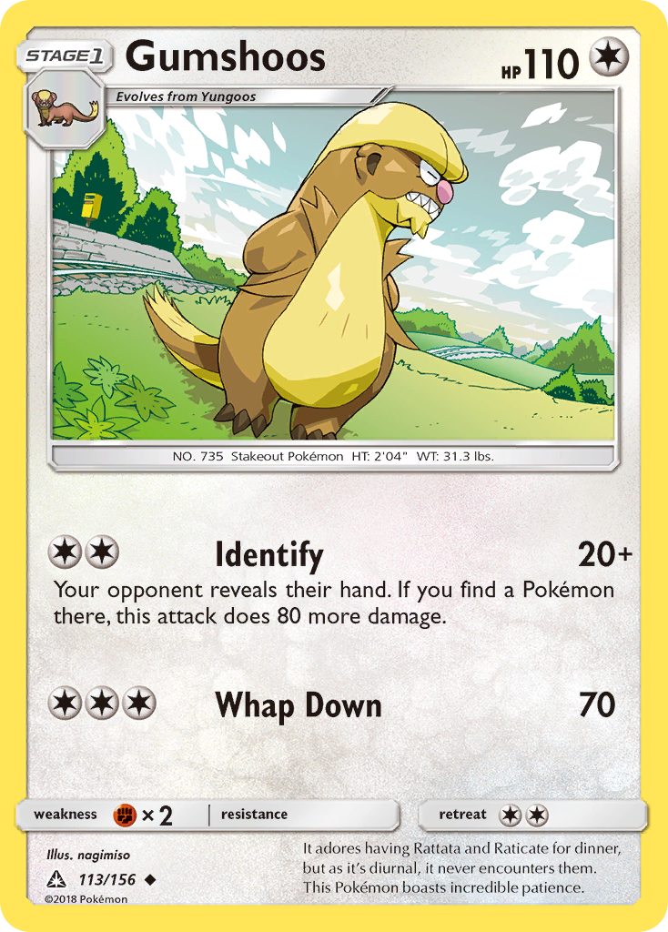 Gumshoos (113/156) [Sun & Moon: Ultra Prism] - Card Brawlers | Quebec | Canada | Yu-Gi-Oh!