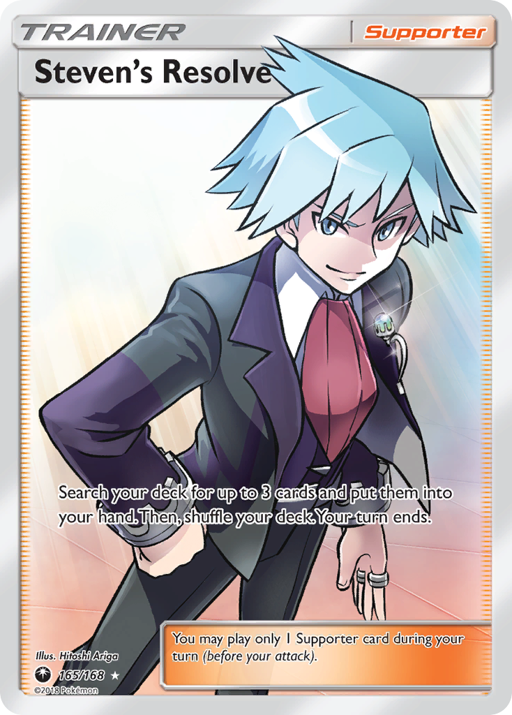 Steven's Resolve (165/168) [Sun & Moon: Celestial Storm] - Card Brawlers | Quebec | Canada | Yu-Gi-Oh!