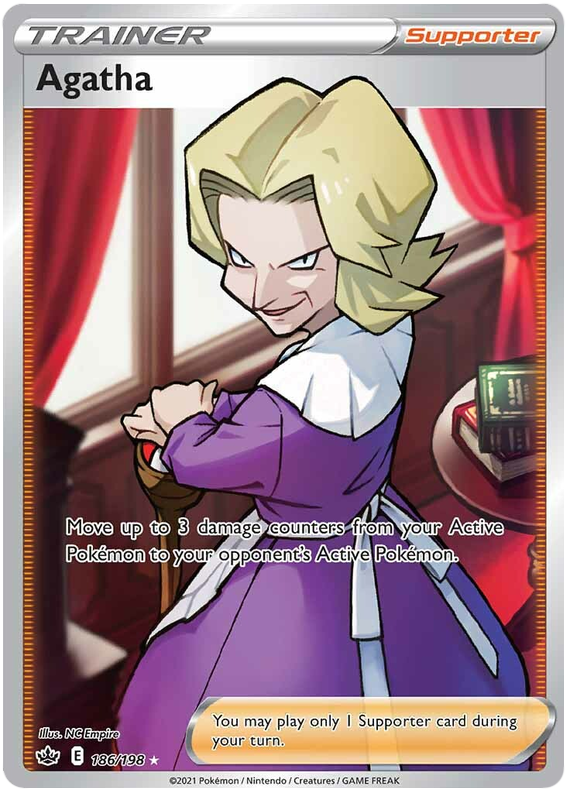 Agatha (186/198) [Sword & Shield: Chilling Reign] - Card Brawlers | Quebec | Canada | Yu-Gi-Oh!