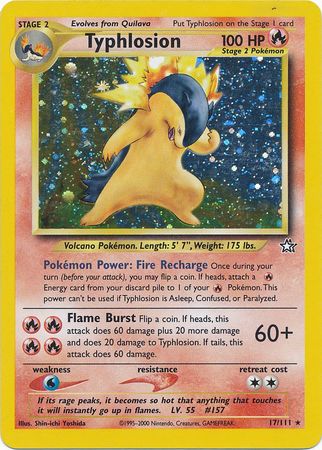Typhlosion (17/111) [Neo Genesis Unlimited] - Card Brawlers | Quebec | Canada | Yu-Gi-Oh!