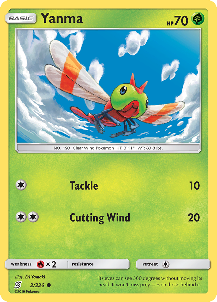 Yanma (2/236) [Sun & Moon: Unified Minds] - Card Brawlers | Quebec | Canada | Yu-Gi-Oh!