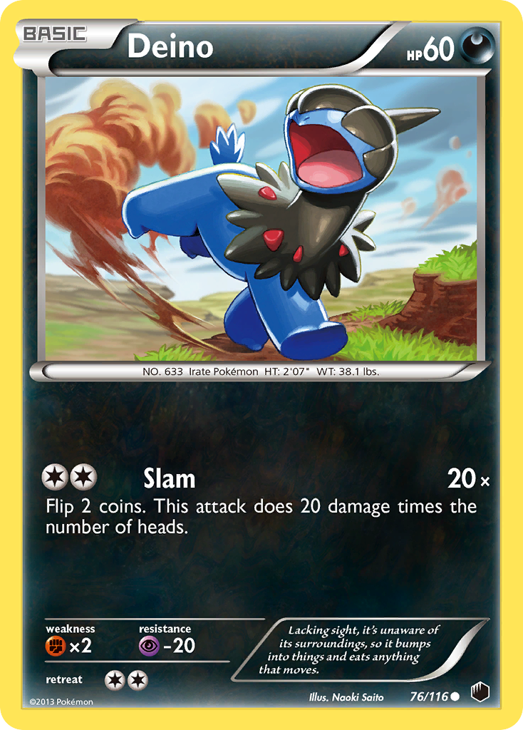 Deino (76/116) [Black & White: Plasma Freeze] - Card Brawlers | Quebec | Canada | Yu-Gi-Oh!