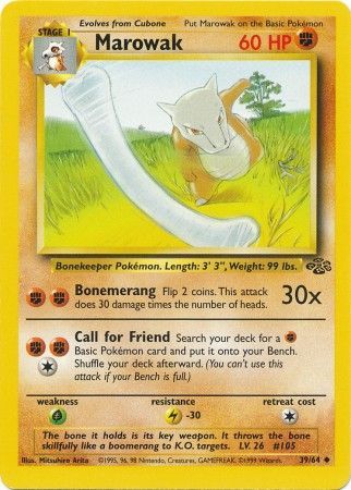 Marowak (39/64) [Jungle Unlimited] - Card Brawlers | Quebec | Canada | Yu-Gi-Oh!