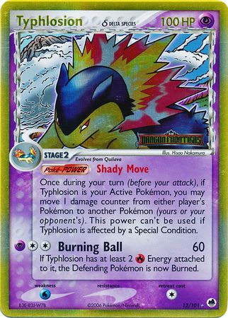 Typhlosion (12/101) (Delta Species) (Stamped) [EX: Dragon Frontiers] - Card Brawlers | Quebec | Canada | Yu-Gi-Oh!