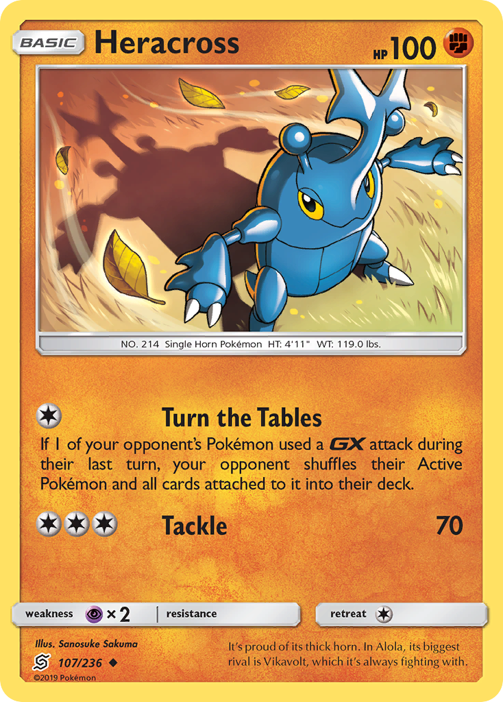 Heracross (107/236) [Sun & Moon: Unified Minds] - Card Brawlers | Quebec | Canada | Yu-Gi-Oh!