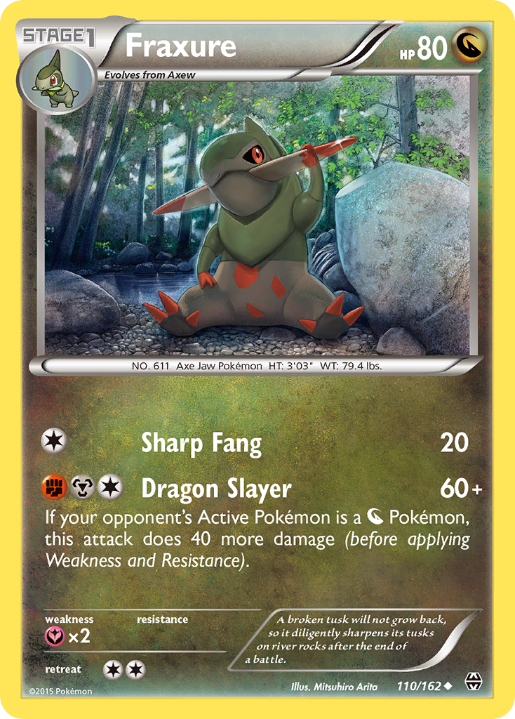 Fraxure (110/162) [XY: BREAKthrough] - Card Brawlers | Quebec | Canada | Yu-Gi-Oh!