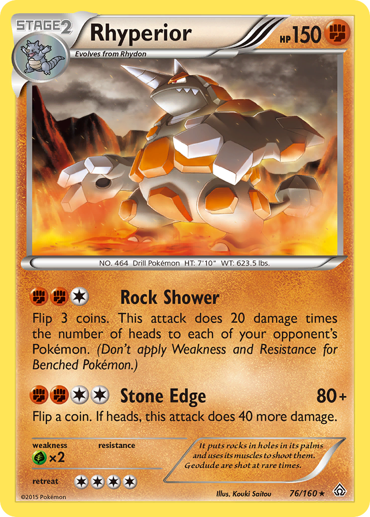 Rhyperior (76/160) [XY: Primal Clash] - Card Brawlers | Quebec | Canada | Yu-Gi-Oh!