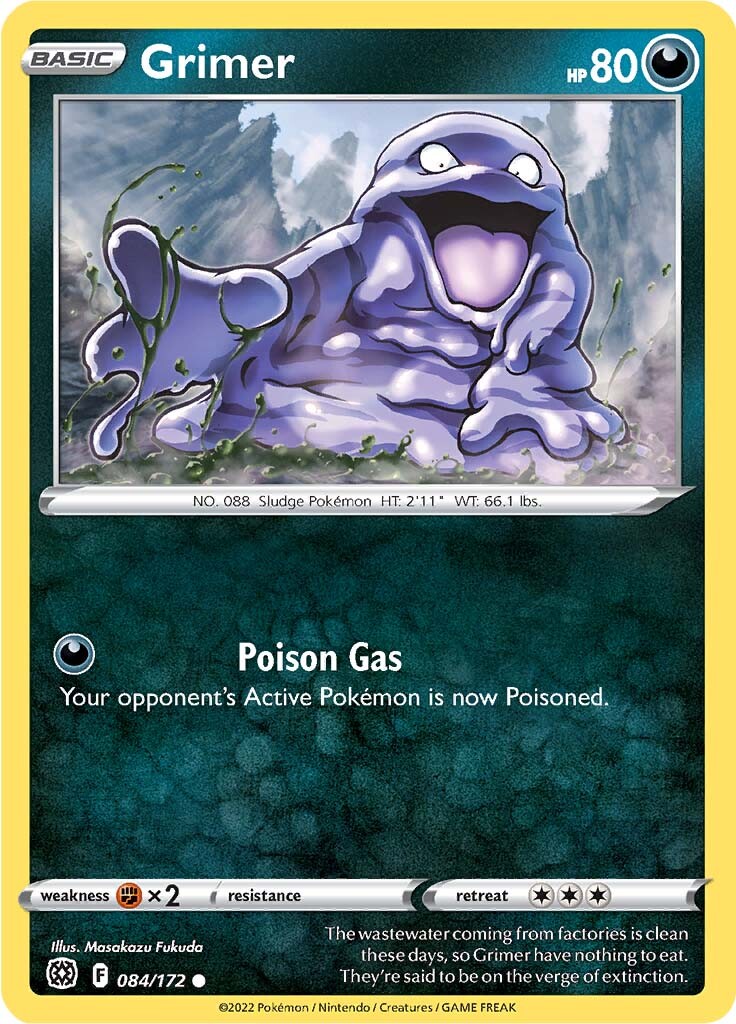 Grimer (084/172) [Sword & Shield: Brilliant Stars] - Card Brawlers | Quebec | Canada | Yu-Gi-Oh!