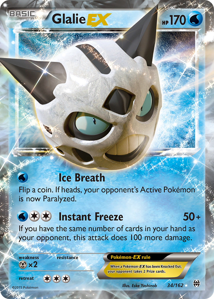 Glalie EX (34/162) [XY: BREAKthrough] - Card Brawlers | Quebec | Canada | Yu-Gi-Oh!