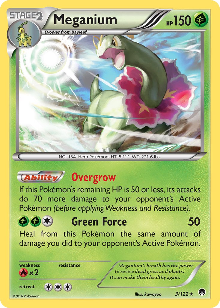 Meganium (3/122) [XY: BREAKpoint] - Card Brawlers | Quebec | Canada | Yu-Gi-Oh!